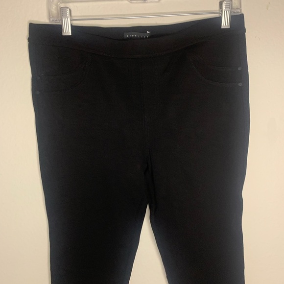 5/$25 Size XLP SANCTUARY women’s BLACK LEGGINGS - Picture 5 of 7